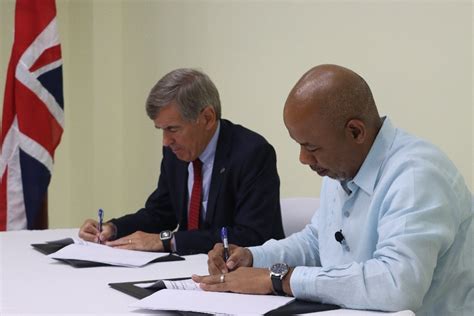 UK signs agreement with Caribbean Community Climate Change Centre.